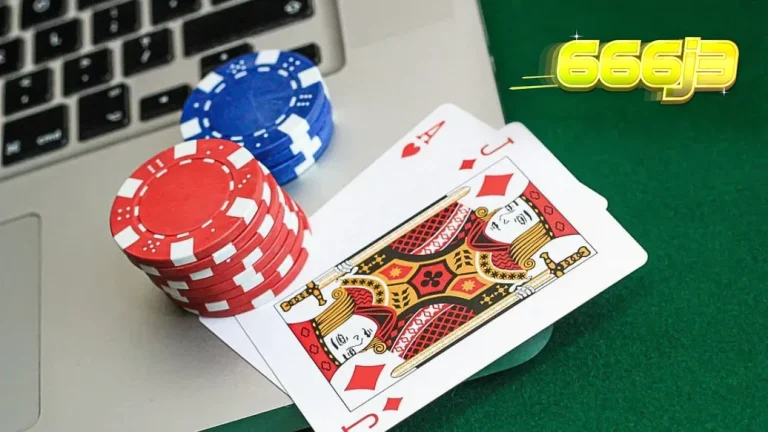 Ilustrasi digital yang menggambarkan transisi dari mesin slot fisik ke platform permainan daring modern.